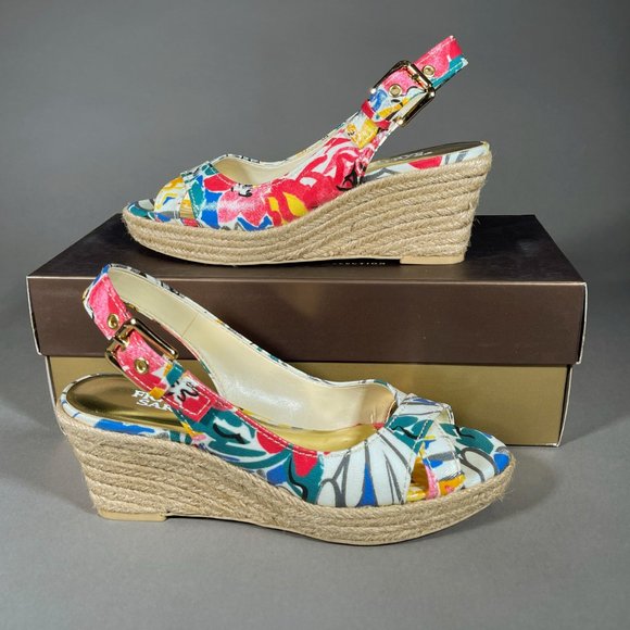 Franco‎ Sarto Artist's Collection L-Comedy Espadrille Multi Colored Size 6M . - Picture 1 of 16